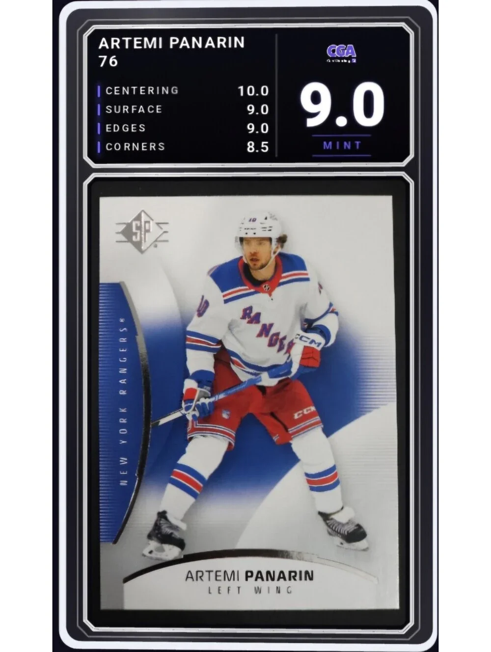2025-26 SP Upper Deck #76 Artemi Panarin New York Rangers -CGA 9.0 Digital Grade